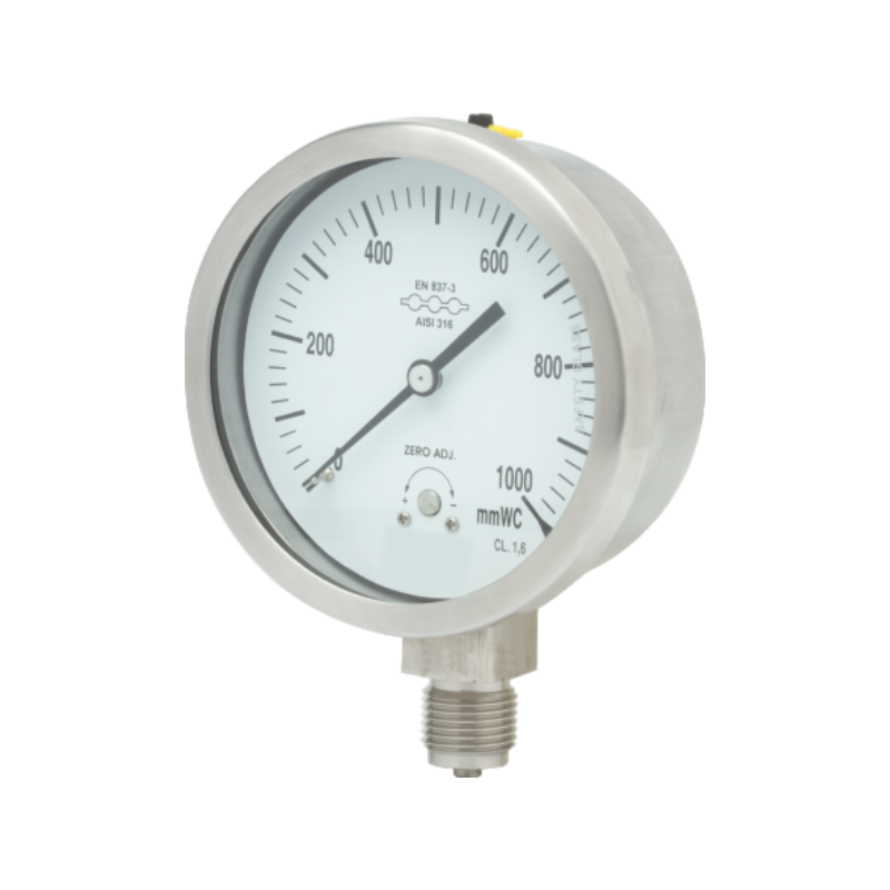 STAINLESS STEEL CAPSULE PRESSURE GAUGES ZIPL09-1 1 STAINLESS STEEL CAPSULE PRESSURE GAUGES ZIPL09-1