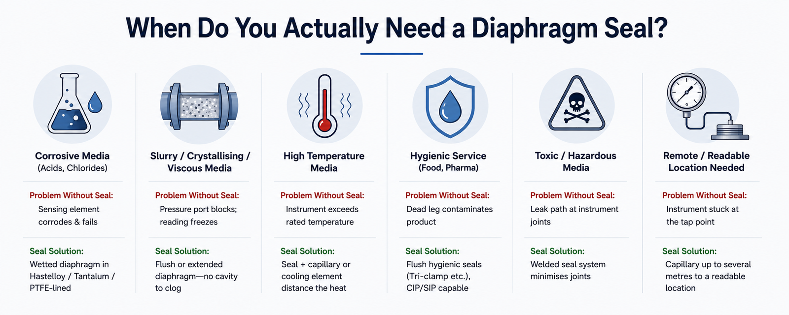 When Do You Actually Need a Diaphragm Seal?
