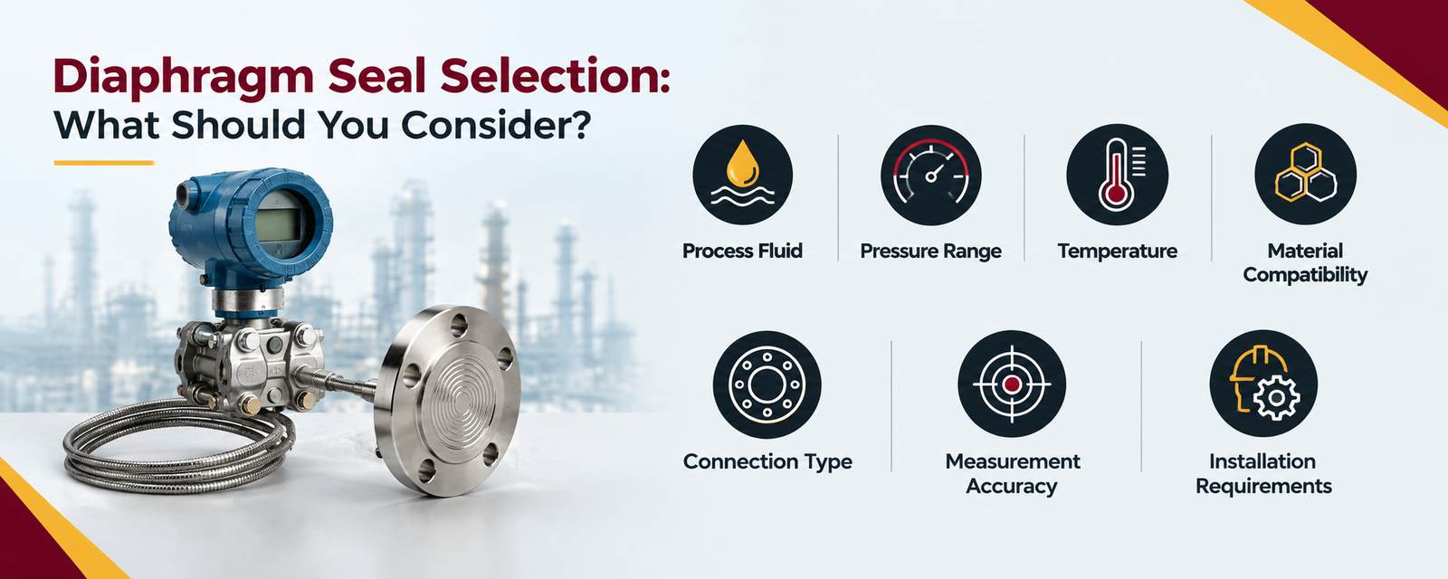 Diaphragm Seal Selection: What Should You Consider?